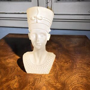 Queen Nefertiti Acrylic Resin Bust Egyptian Sculpture Replica Egyptian Art Decor